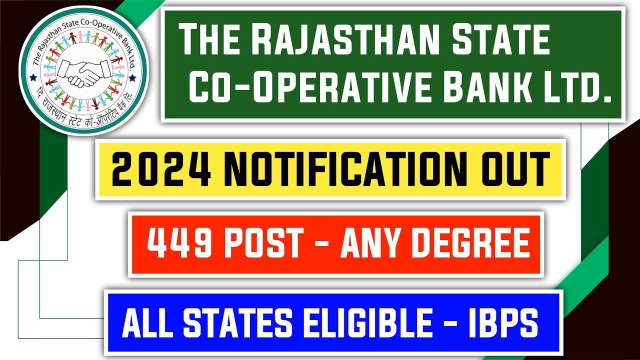 Rajasthan Co-Operative Bank Recruitment 2025